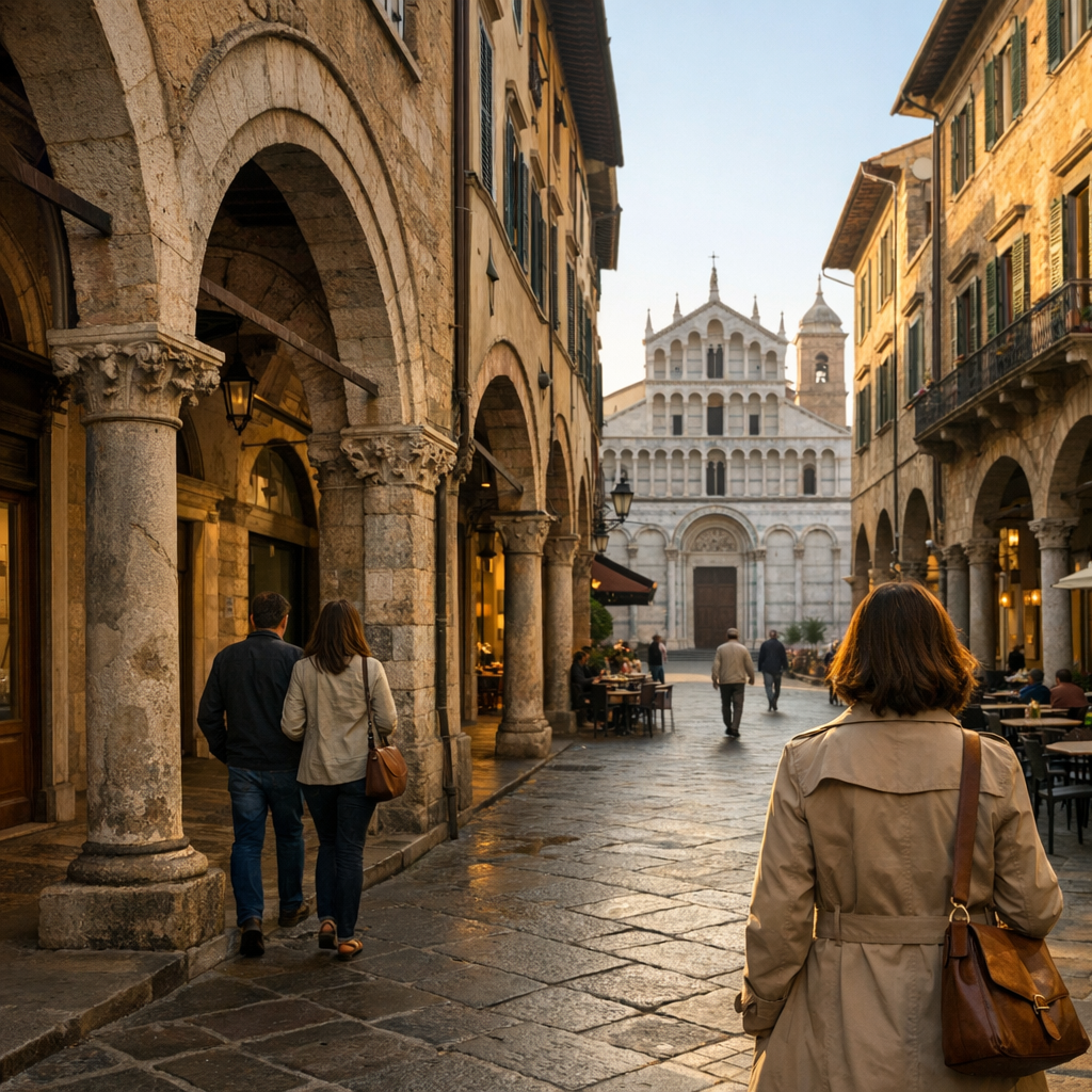 Borgo Stretto a Pisa: la passeggiata tra portici e botteghe