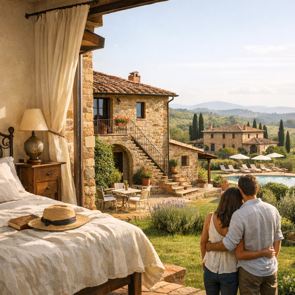 Camera, appartamento o tenuta: quale formato scegliere nei migliori agriturismi
