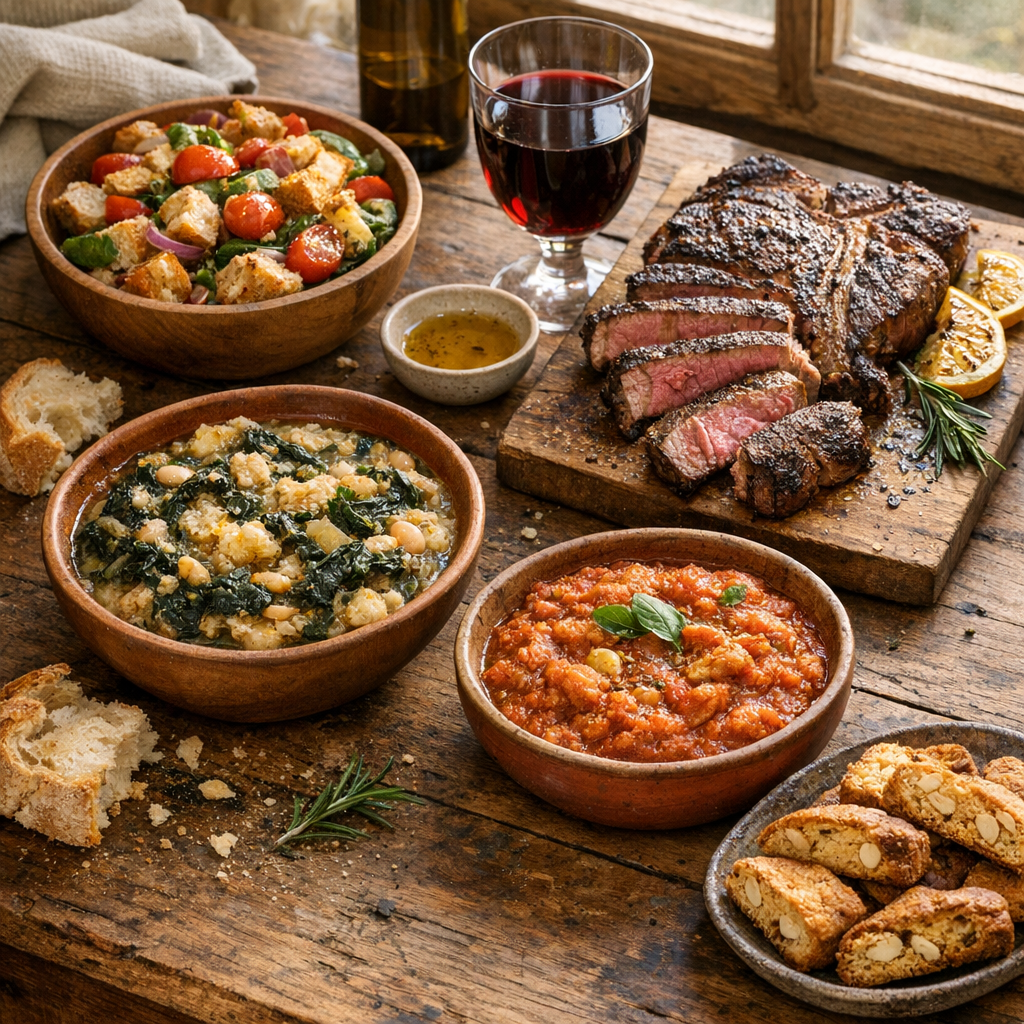 Quali piatti tipici della cucina Toscana vale la pena ordinare
