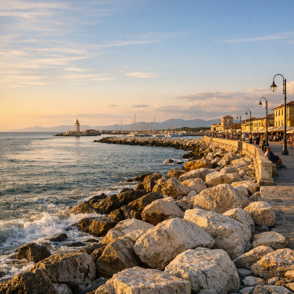 Marina di Pisa, cosa fare e vedere: lungomare e Bocca d’Arno