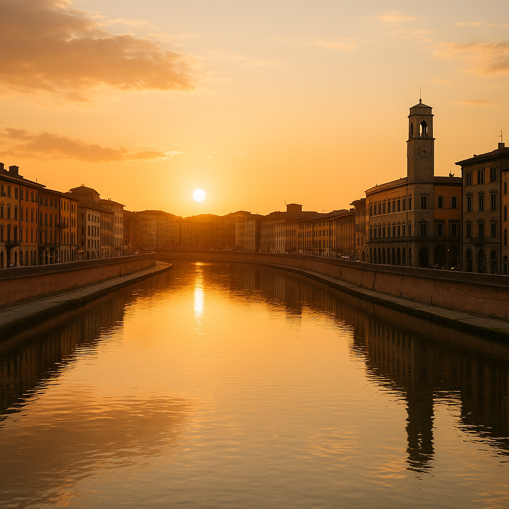 Dove vedere il tramonto a Pisa: i luoghi piu belli
