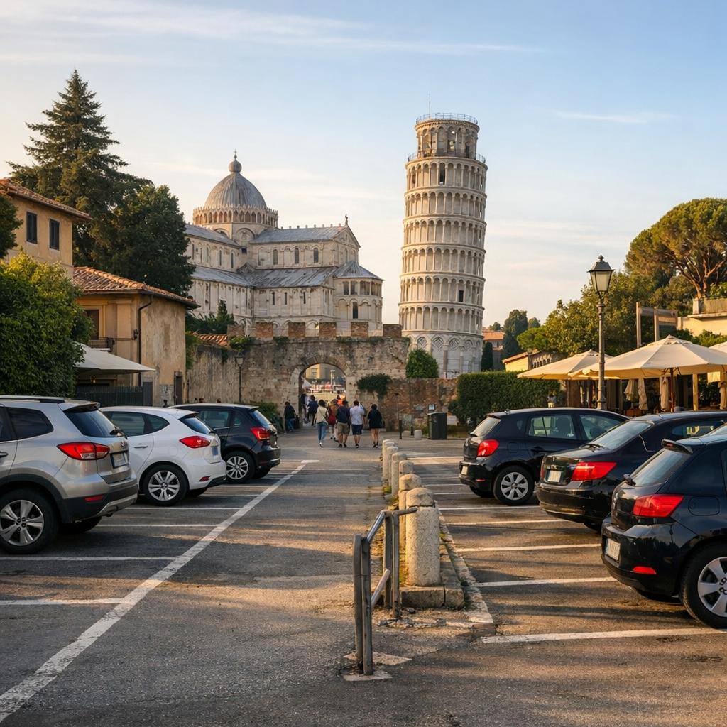 Le parcheggio Torre di Pisa : bien se garer près de la place