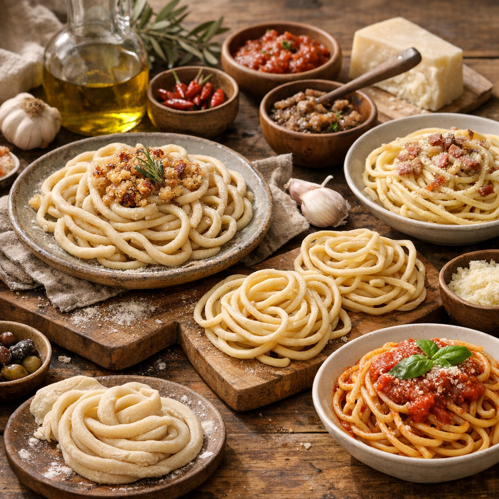 Condimenti tipici e differenze con altre paste