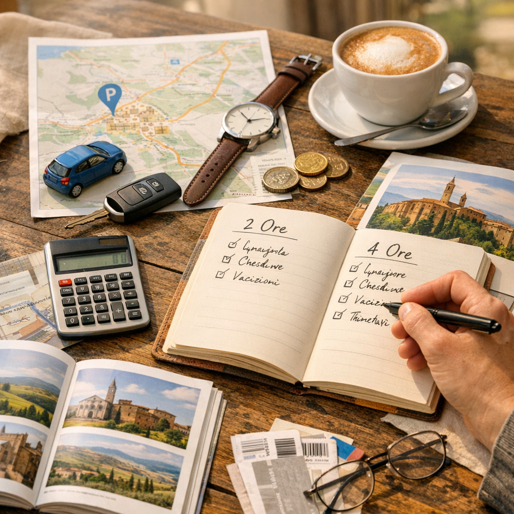 Come organizzare la visita: parcheggi utili, orari migliori, costi da verificare e itinerario da 2 o 4 ore