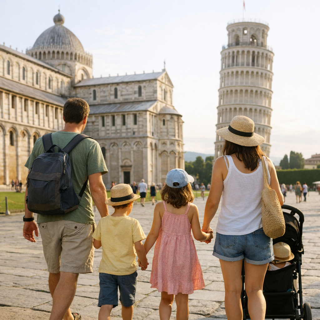 Che cosa fare a Pisa con i bambini in un giorno senza correre