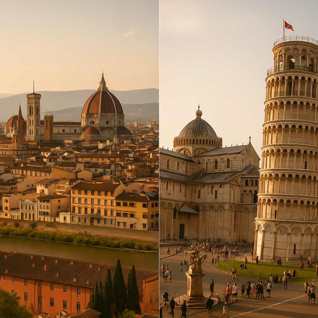 Pise ou Florence pour un week-end : que choisir ?