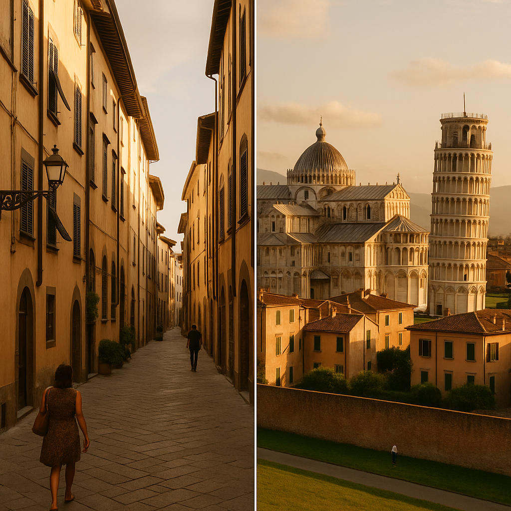 Dormire a Pisa o Lucca: come scegliere in base al viaggio