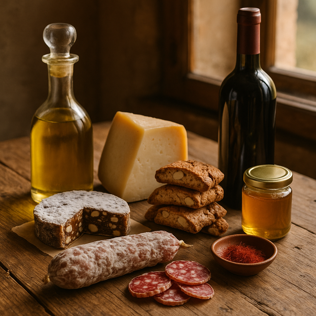 Souvenirs gastronomiques de Toscane à acheter : les meilleurs