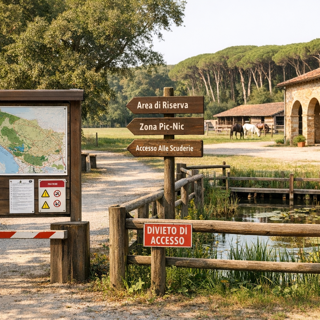 Regole di accesso, zone interne e luoghi da non confondere dentro la tenuta