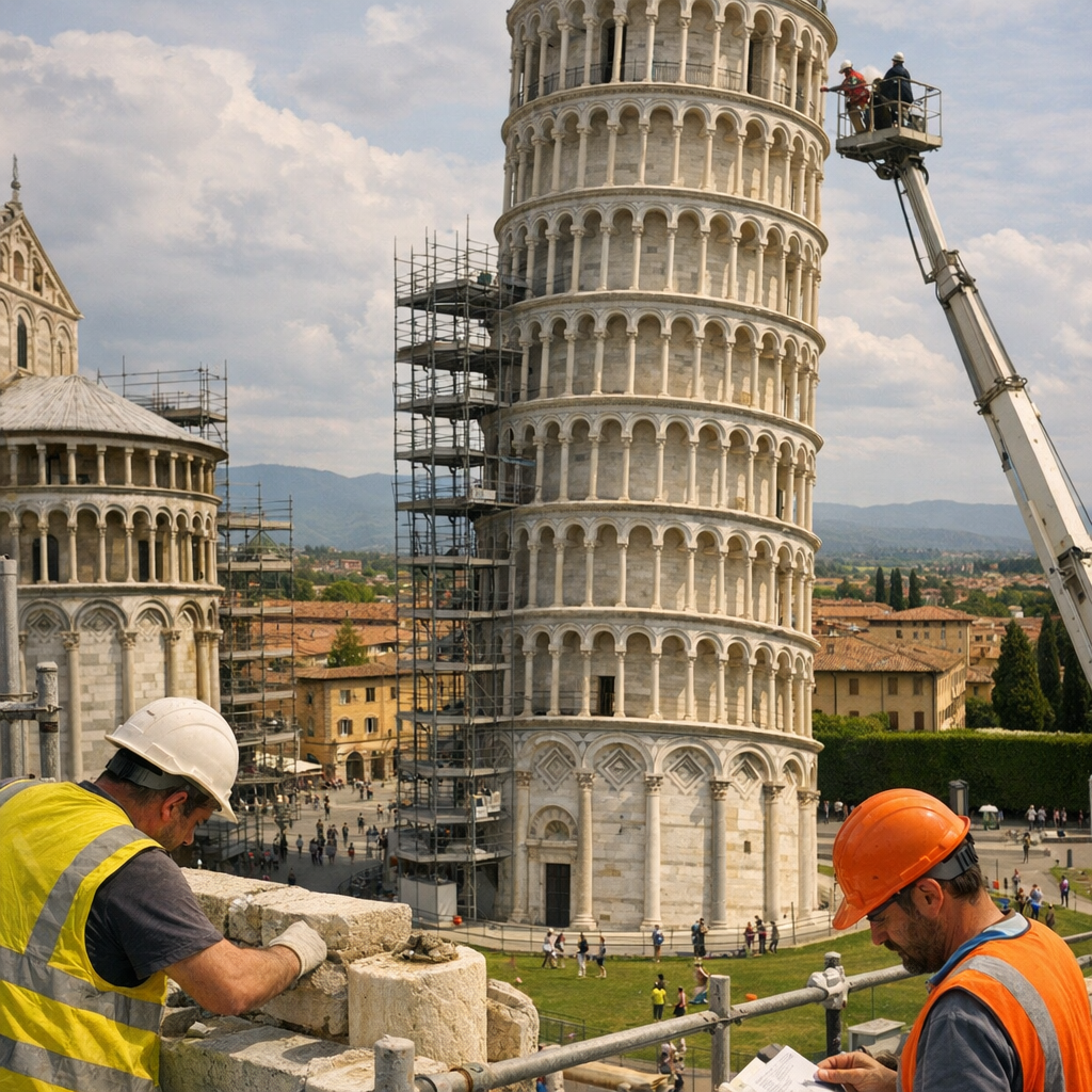 Restauri, consolidamento e perché la Torre di Pisa non cade